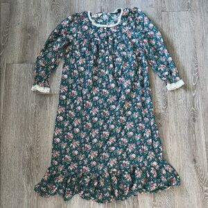 Vintage willow creek 100% cotton peasant dress cottagecore grandmacore floral